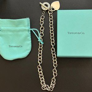 Heart Tag Toggle Necklace